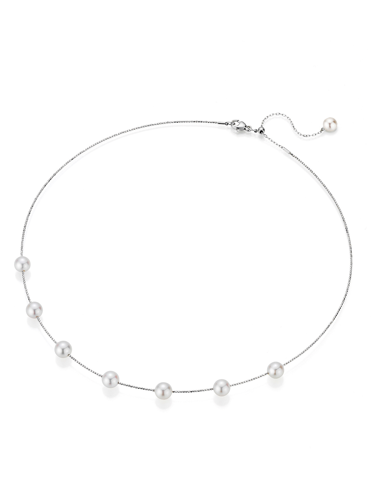AP82-7fRRX3JYjL2HNJ Slim white gold choker with Akoya pearls