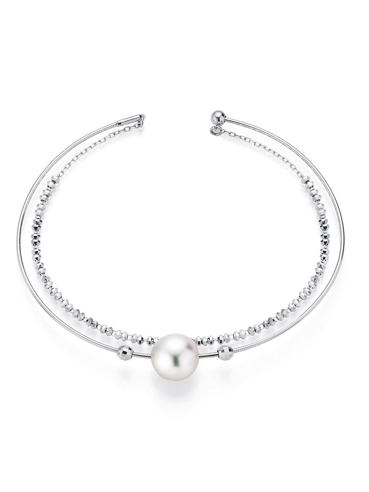 AP125-7WGhbrTCDDhd9puj Multi-row Akoya pearl bracelet in white gold