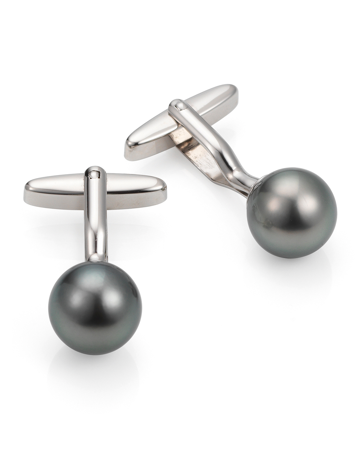 Cufflinks with Tahiti pearls