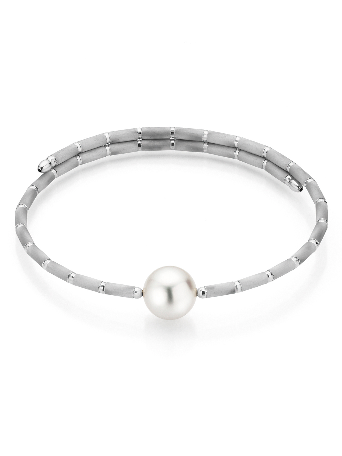 Schlichtes Perlenarmband mit Süßwasserperle