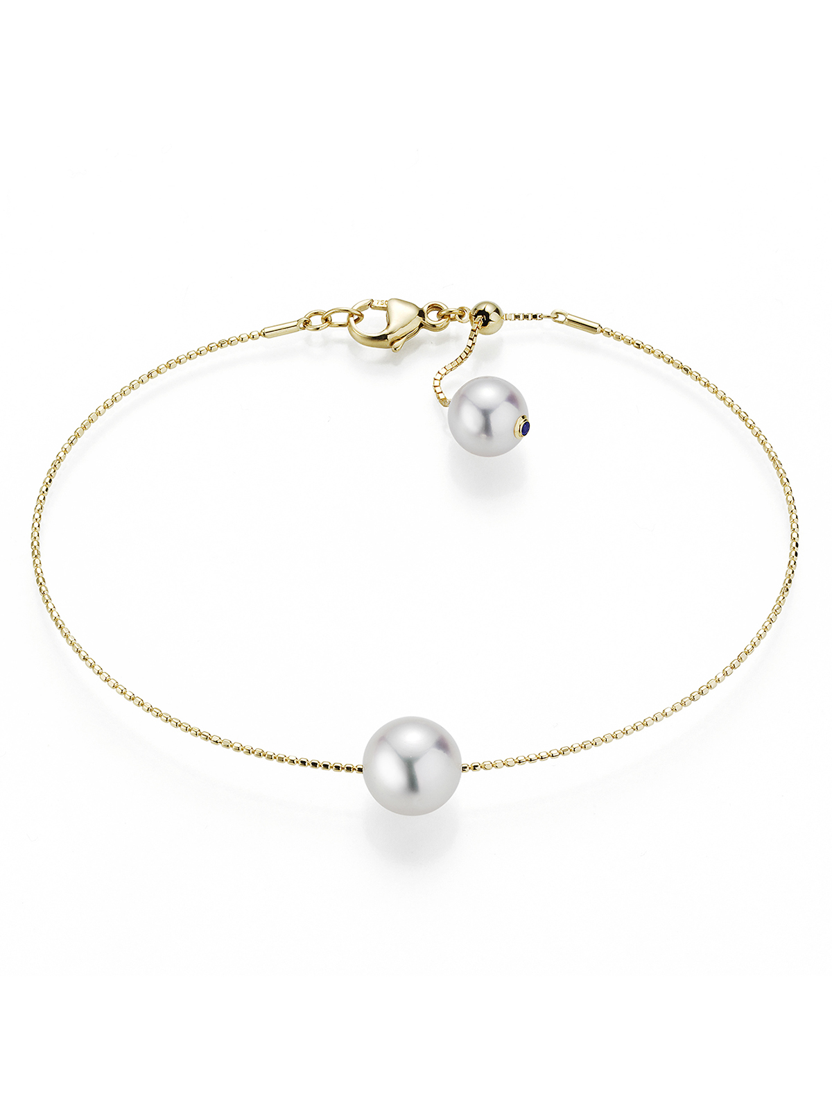 AP97-7NXG8xCQCKCkAY Fine yellow gold bracelet with Akoya pearl