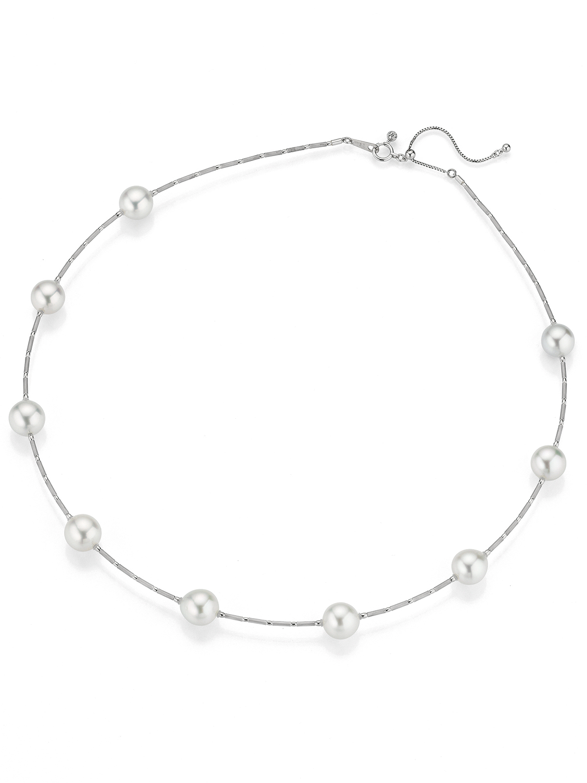 White gold necklace with South Sea pearls