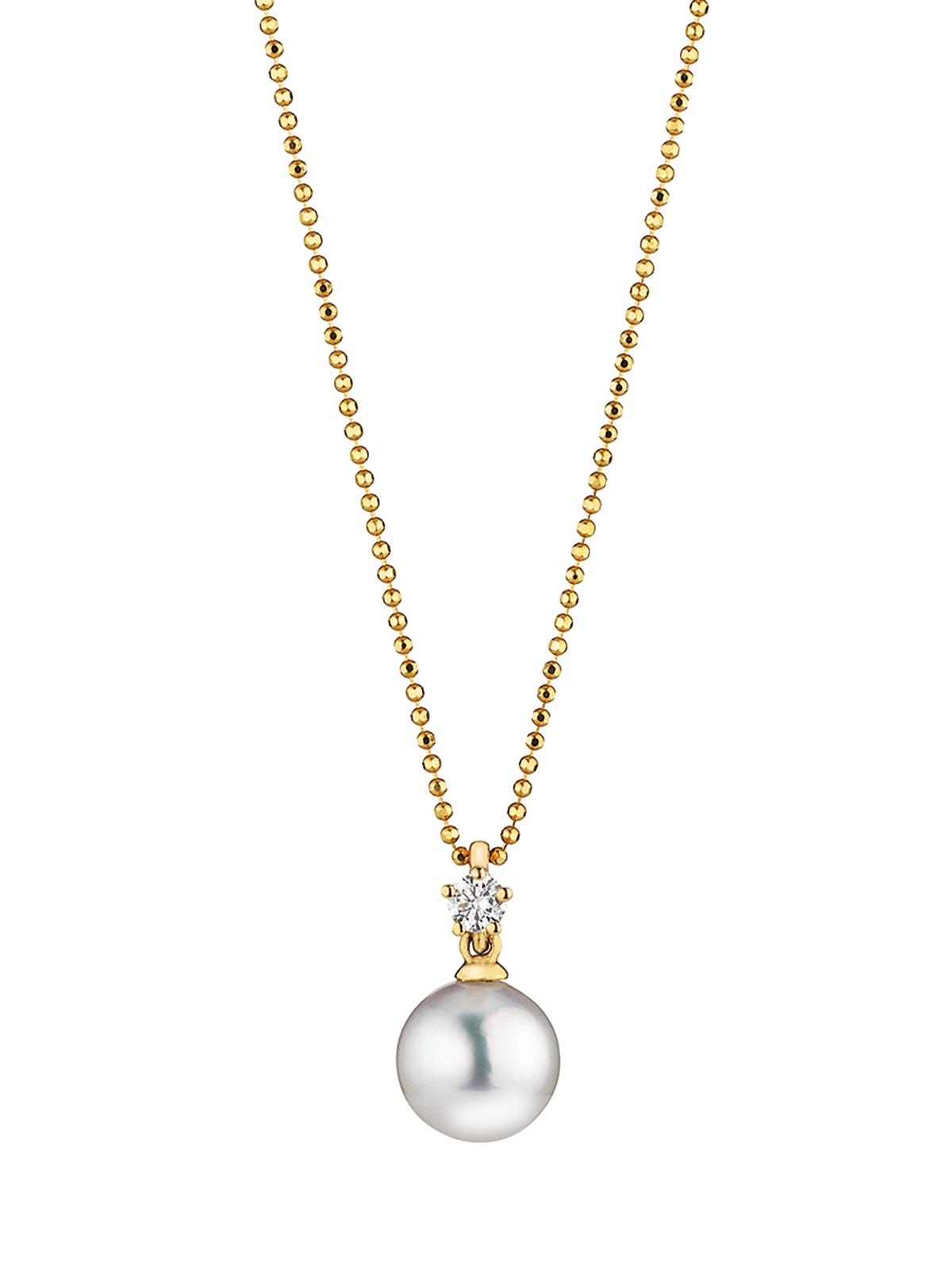 AP15-7pTvJr65IhwfRb Goldkette mit Brillant und Akoyaperle