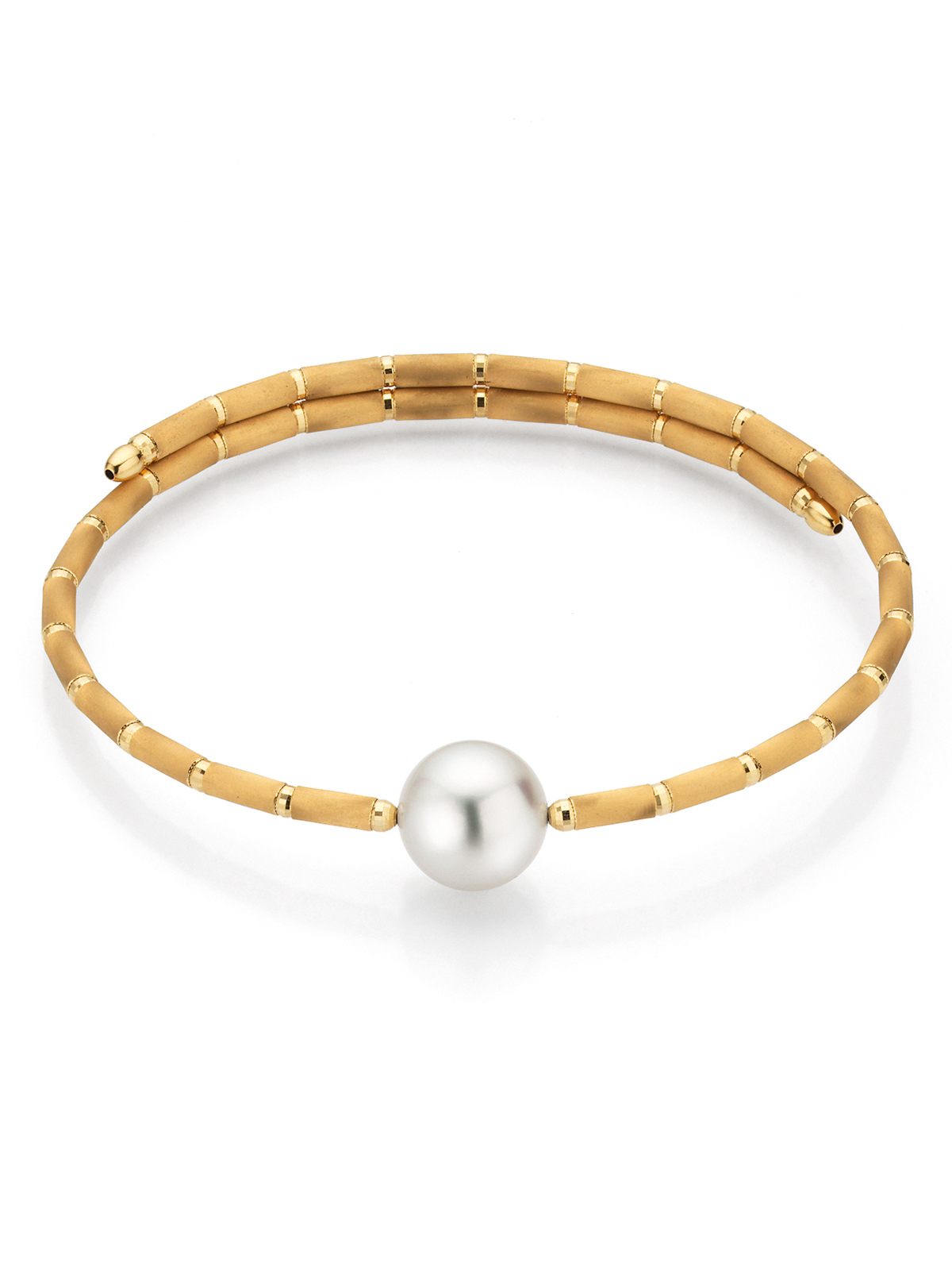 Schlichtes Perlenarmband mit Süßwasserperle