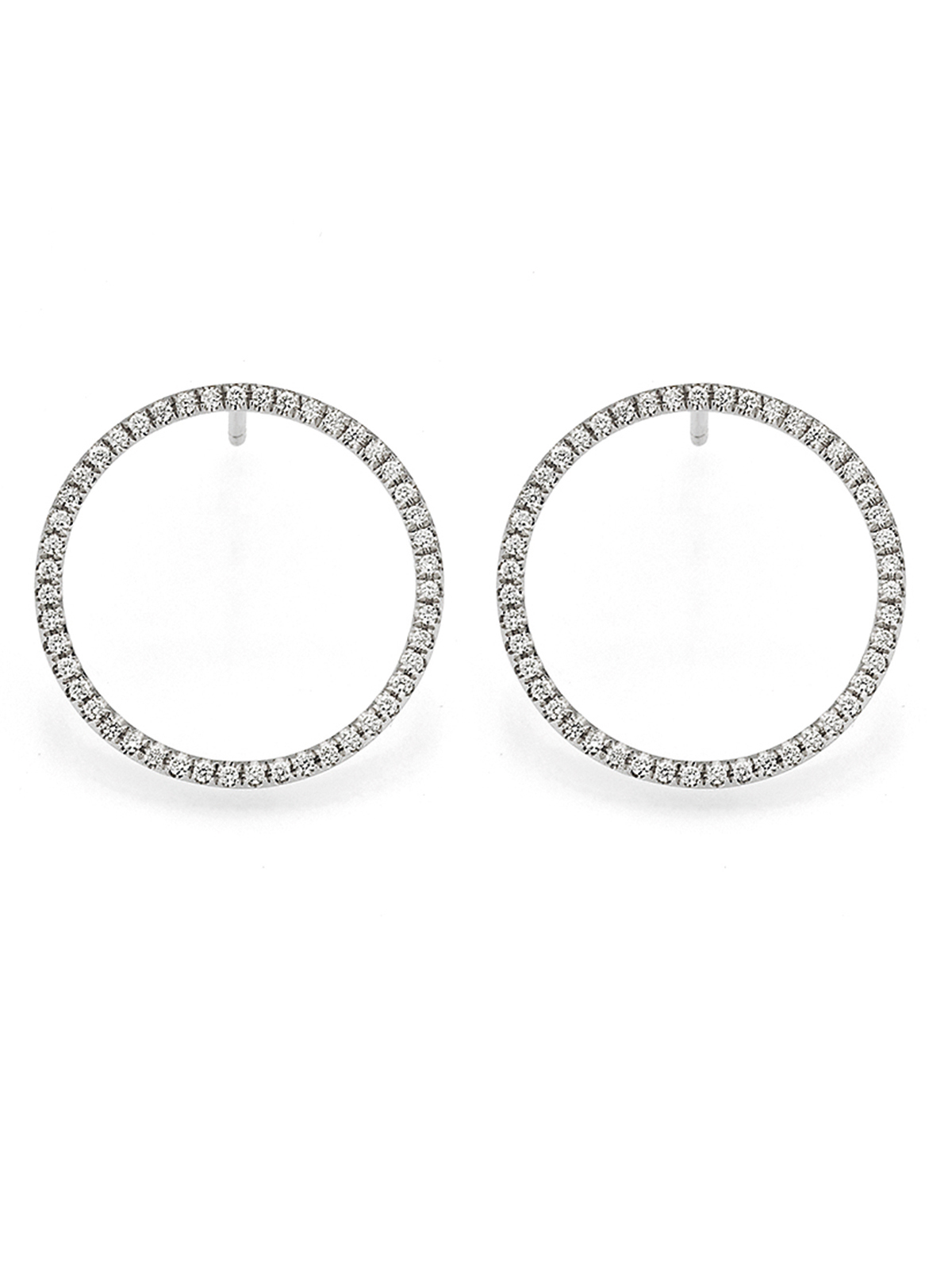 SD141-7__b Versatile diamond earrings with Freshwater pearl in the centre