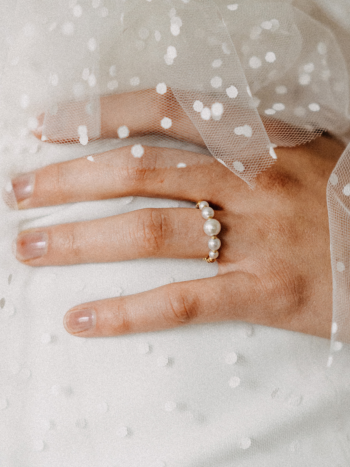 Wrap ring in gold with Akoya pearls