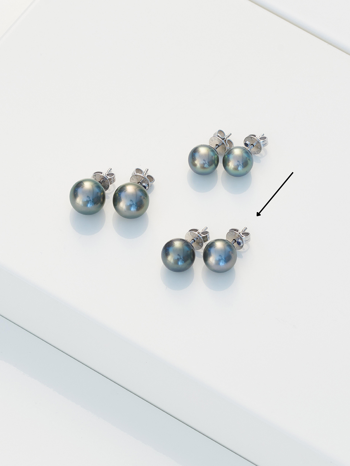 Pearl earrings Tahiti