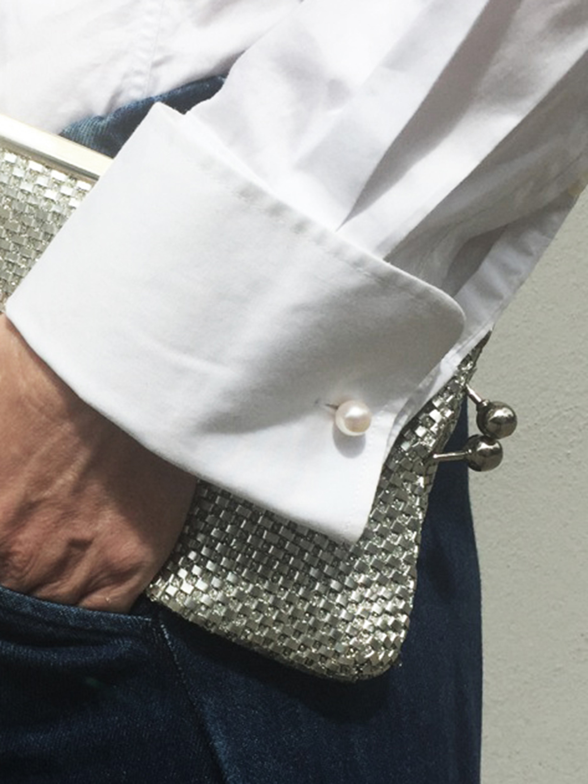 Cufflinks with Freshwater pearls