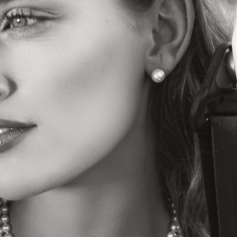 Pearl earrings Akoya