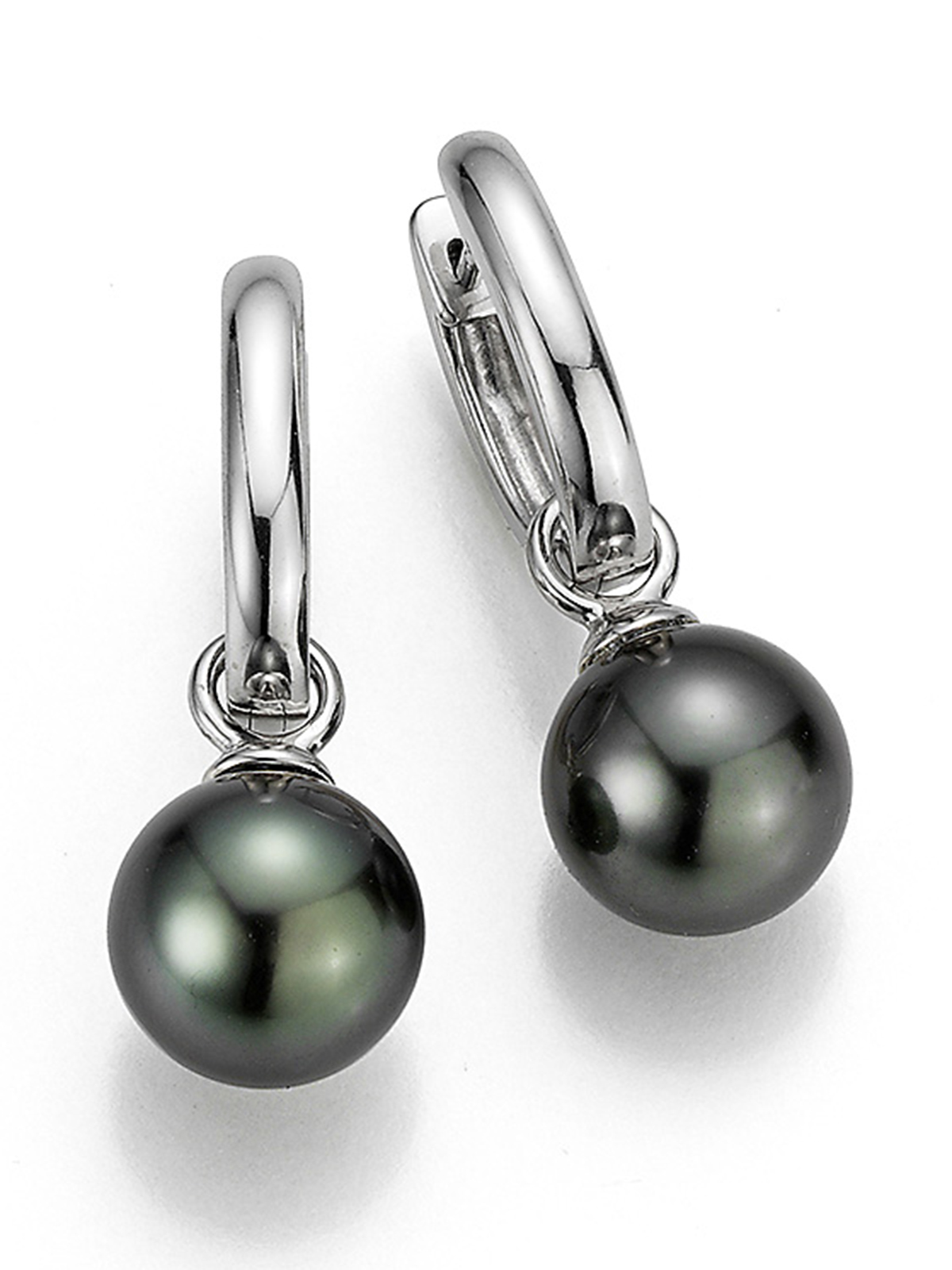 UN80-7ZQMctgWB9bifz Fine gold creoles with Tahiti pearl