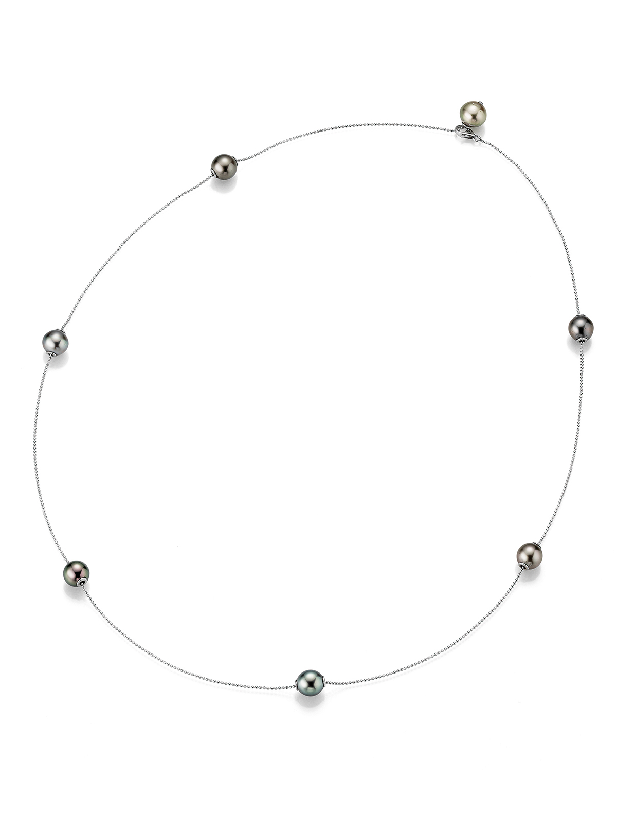 TR8-3-_online Transformable pearl necklace in white gold with Tahiti pearls