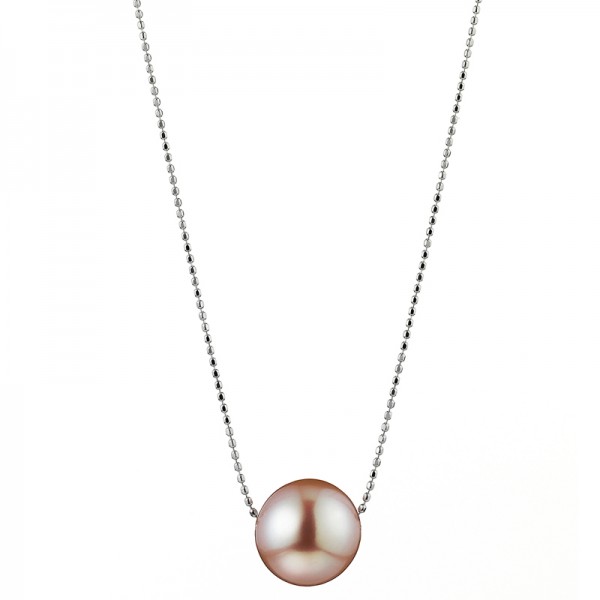 Rosa Perlenkette mit Süßwasserperle