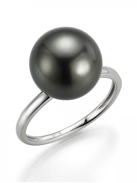 Bubbles pearl ring with stunning Tahiti pearl