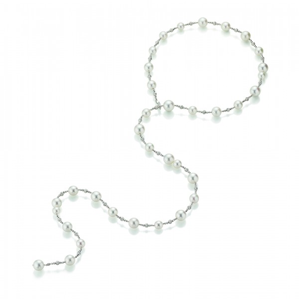 Lange Perlenkette mit feinsten Südseeperlen