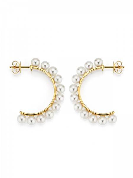 Pearl earrings with Freshwater pearls