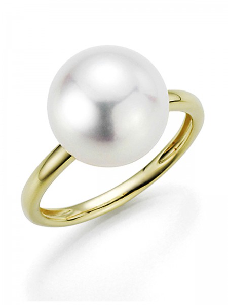 Bubbles pearl ring with Freshwater pearl